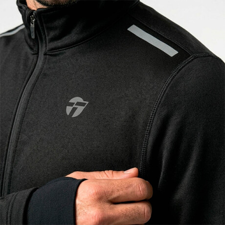 Campera Running Topper Rompevientos C/Bolsillos Negro