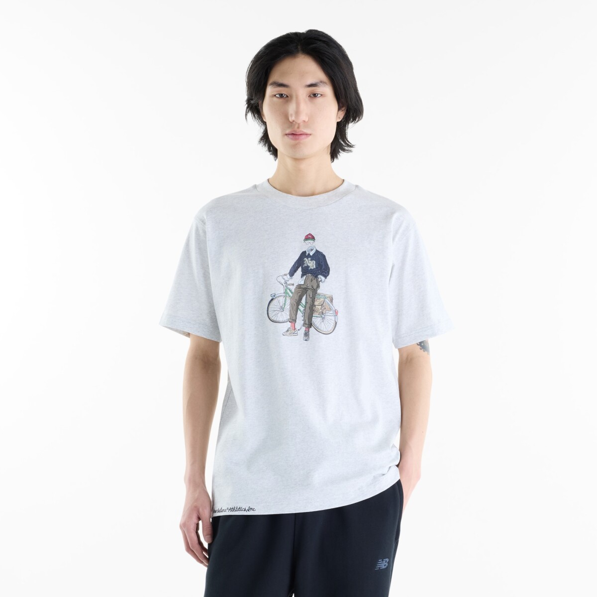 Remera New Balance de Hombre - Varsity - MT62M4ZXAHH - GREY 