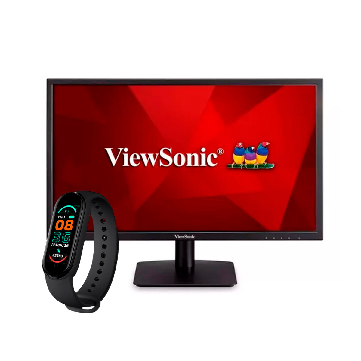 Monitor Viewsonic 24 Led Hddmi Vga v2405 + Smartwatch 