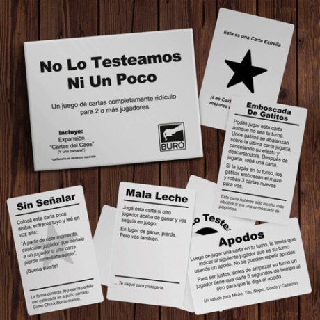 Juego De Cartas No Lo Testeamos Ni Un Poco Sc