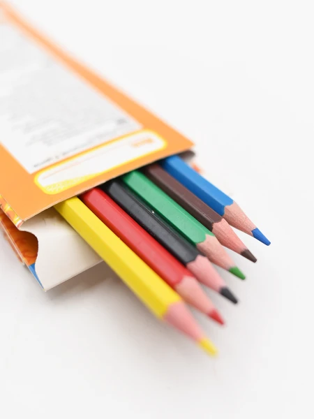 LAPICES DE COLORES 6 UNIDADES MULTICOLOR
