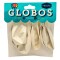 Globos X10 Tamaño R12 Blanco