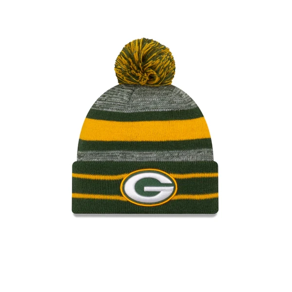 NFL CUFF POM KNIT GREPAC - NEW ERA VERDE