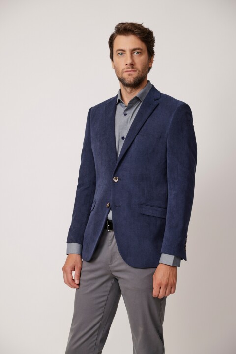 Blazer Sport de Corduroy BLUE