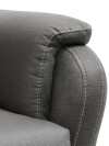 Sofá ABILDSKOV reclinable tela gris Sofá ABILDSKOV reclinable tela gris
