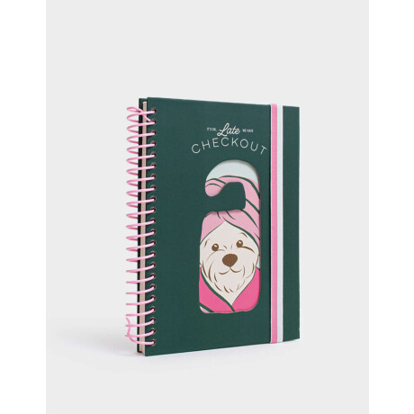 Cuaderno A5 Checkout Verde Oscuro