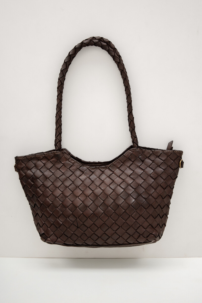 Noble Leather Bag Marron