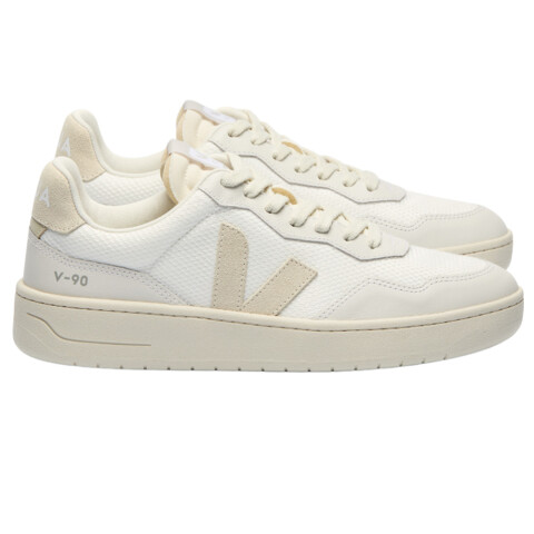 Zapatillas Veja V-90 Mujer Blanco
