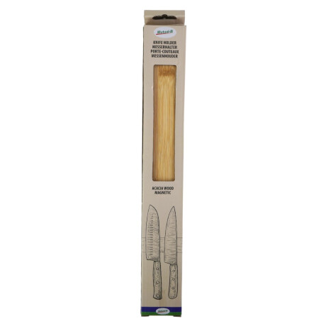 Soporte magnetico de bamboo para cuchillos Soporte magnetico de bamboo para cuchillos
