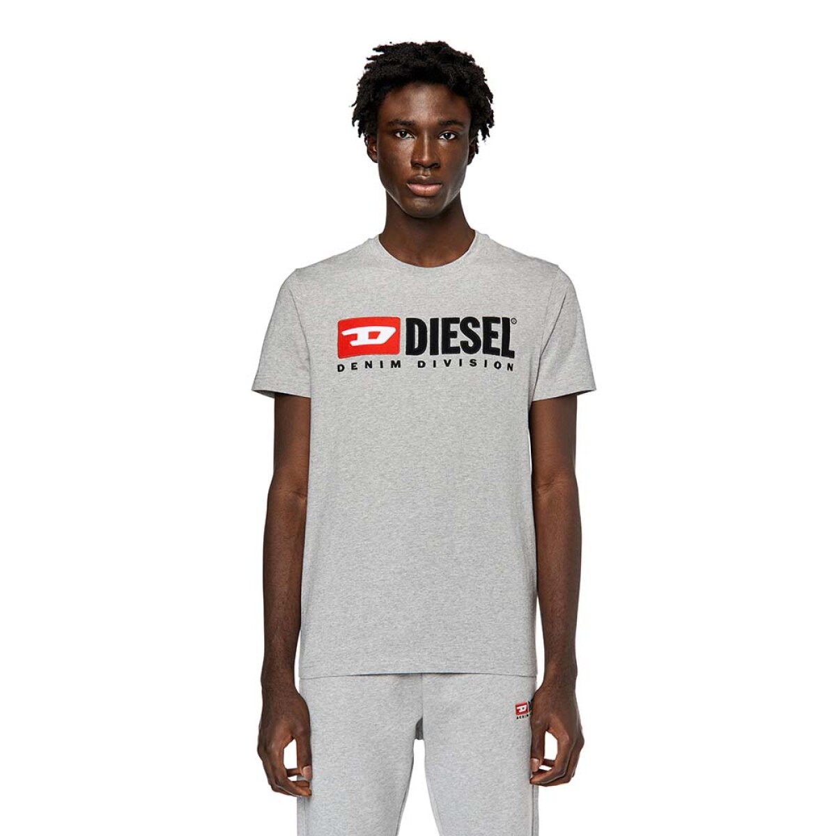 Polo Diesel T-Diegor-Div Hombre - Grey Melange (no Bros) 