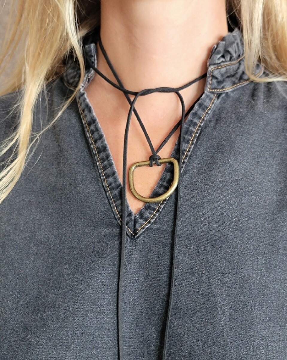 Collar Corbatín - Negro - Herradura 