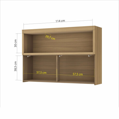 AEREO 120 CM MDF NATURAL-BEIGE BERNA