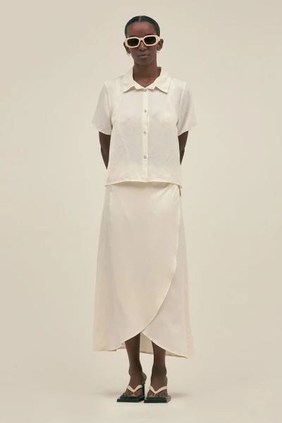 SHORT SLEEVE SHIRT Cream
