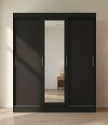 Ropero 3 Puertas Wardrobe Negro Mate