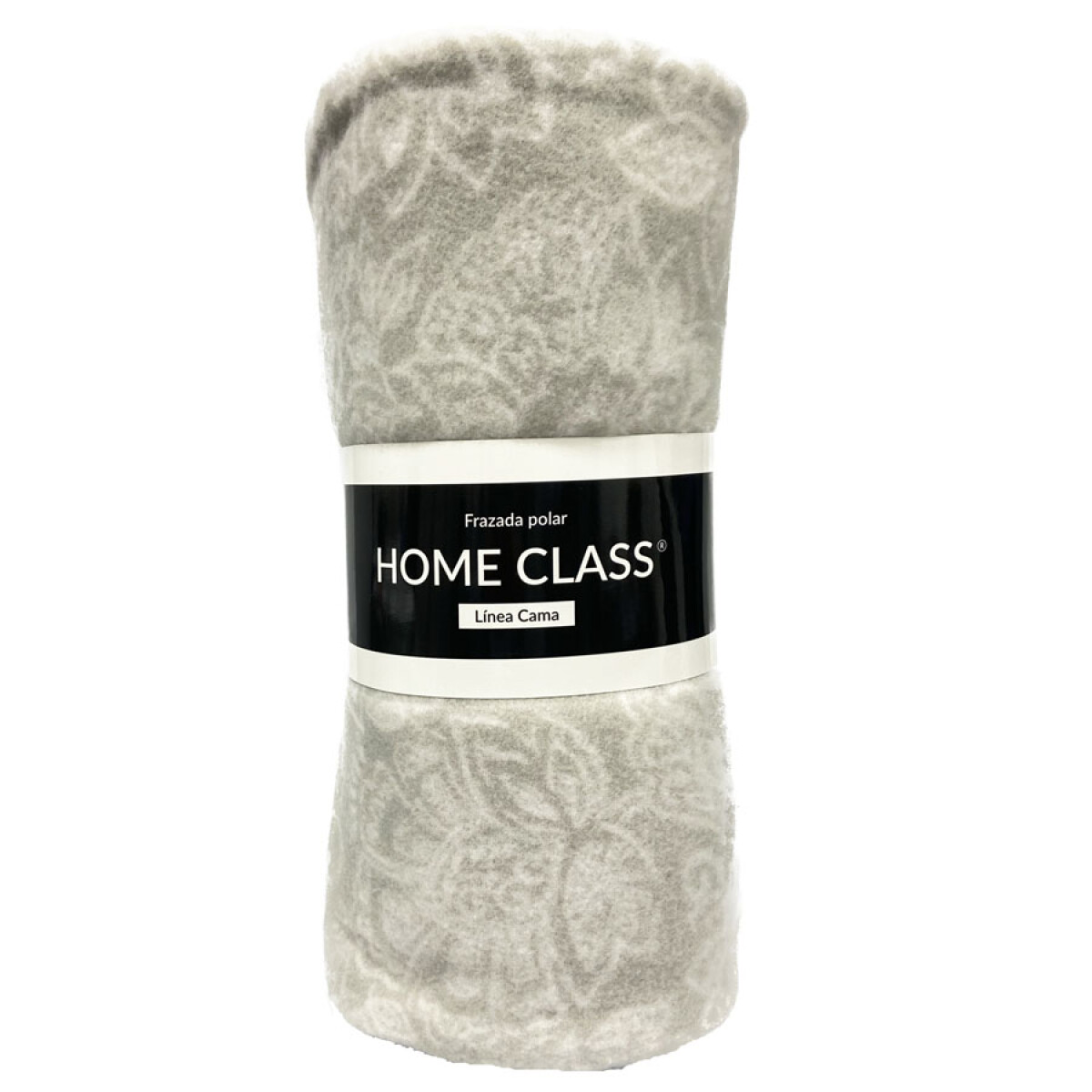 Frazada Polar Home Class King Floreado - BEIGE 