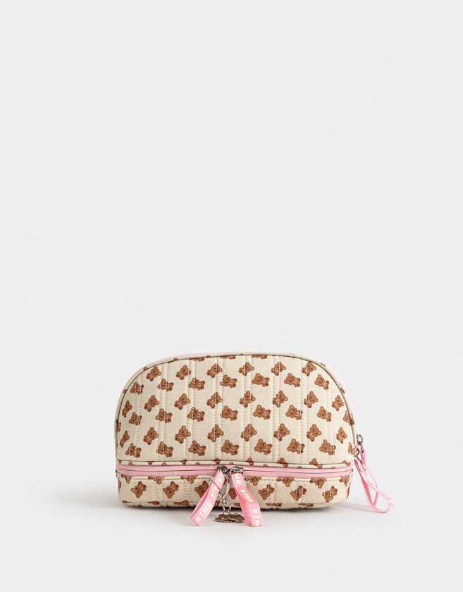Porta Cosméticos Necessaires - Estampado Flores
