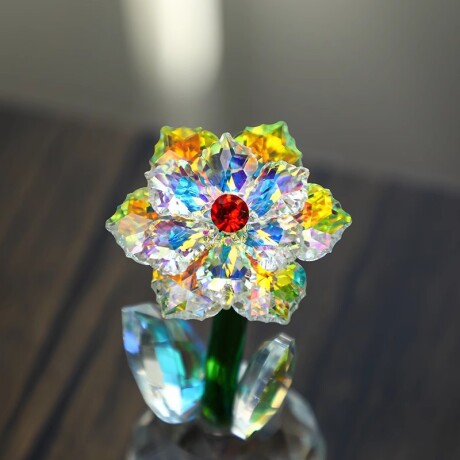 Flor Cristal Multicolor Decorativa Multicolor Flor Cristal Multicolor Decorativa Multicolor