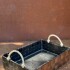 Rectangular Braided Table Basket Chico Negro
