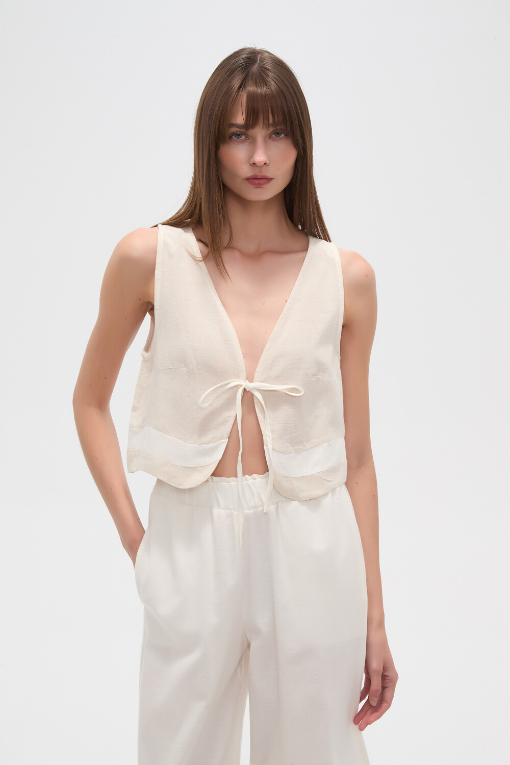 Chaleco Grana Estampado 1