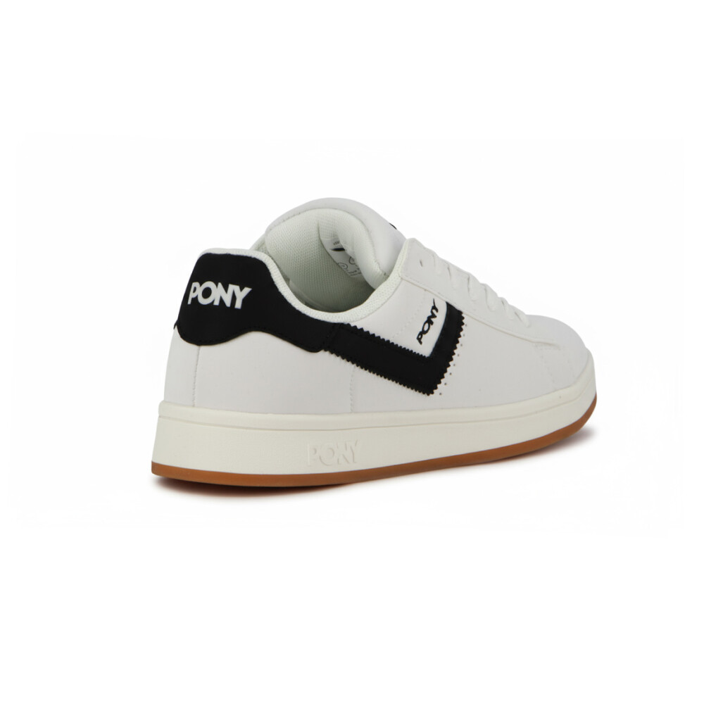 Pony Calzado Lifestyle Square Gamuza Unisex - Blanco/Negro Blanco-Negro