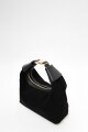 Bandolera de cuero hobo negro