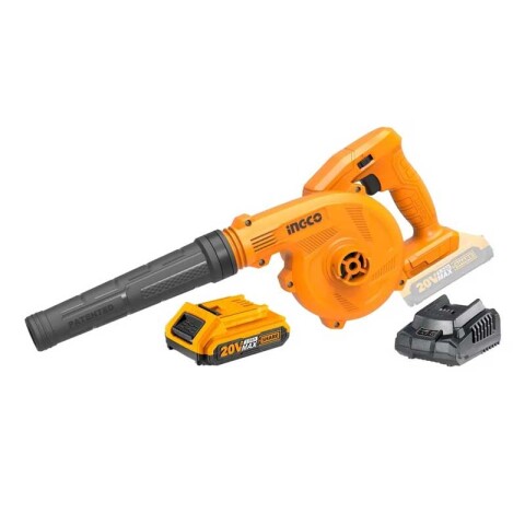 Soplador 20V con batería y cargador vel. variable ING0886