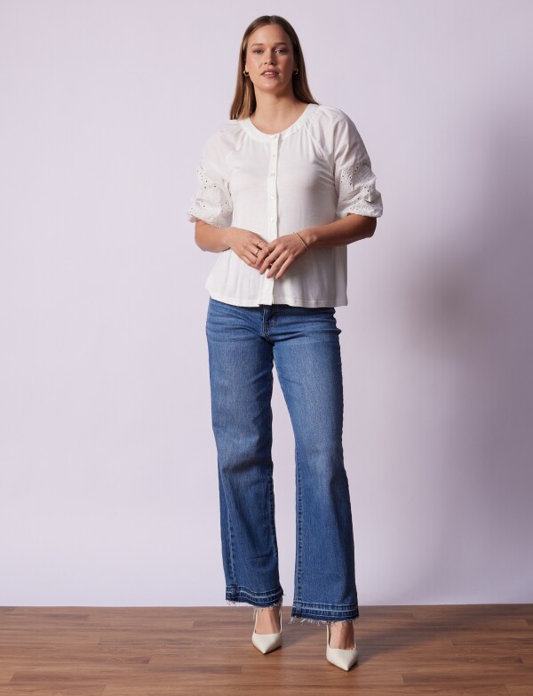 Blusa Calado CRUDO