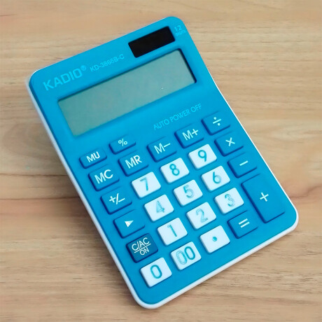 Calculadora De Escritorio Celeste