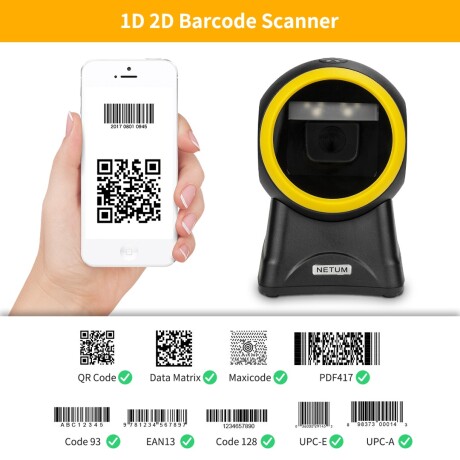 Lector de Código de Barras Netum 2D Omnidireccional 001