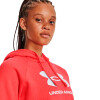 Canguro Mujer Under Armour Rival Fleece Rojo