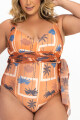 Malla con Vestido Coral