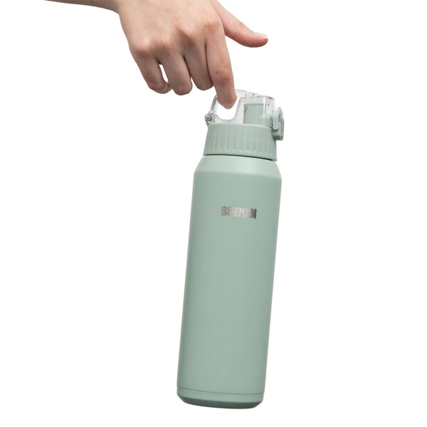 Botella Termica Deportiva 600 Ml Acero Inoxidable VERDE
