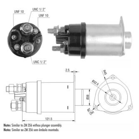 AUTOMATICO DE ARRANQUE - DELCO REMY 12V 42MT 456CH IM.90880456 ZM AUTOMATICO DE ARRANQUE - DELCO REMY 12V 42MT 456CH IM.90880456 ZM