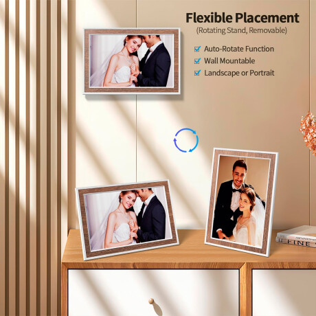 Porta Retrato Digital Pritom PF103 10,1'' 1GB 16GB Wifi 001