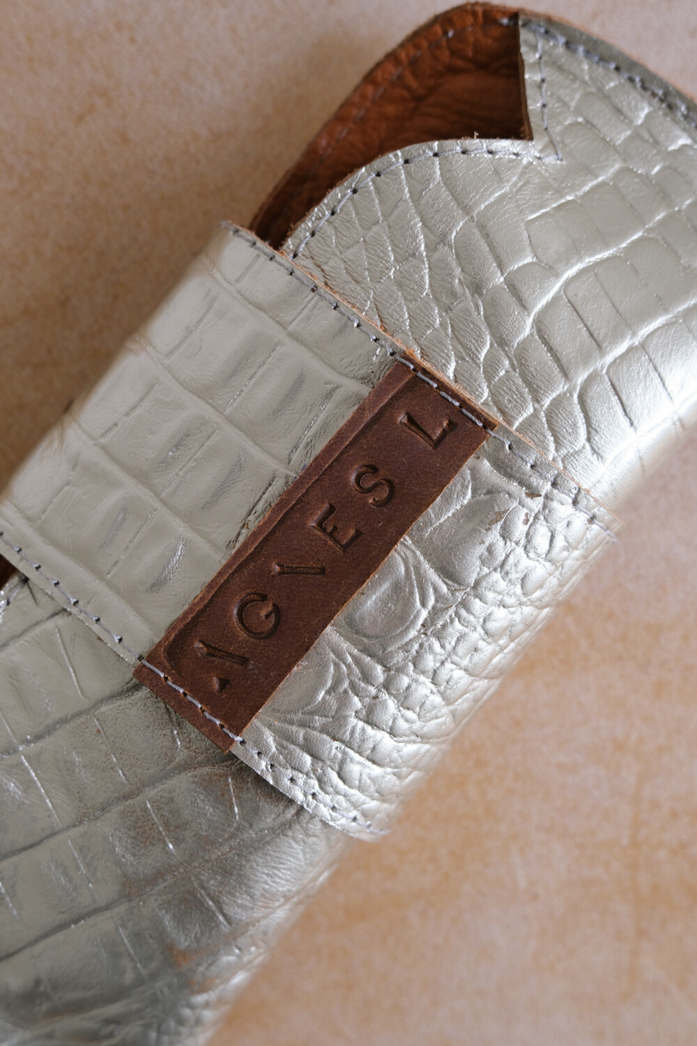 Estuche Lentes Crocco Champagne