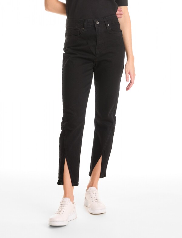 Jean Skinny Tajo NEGRO
