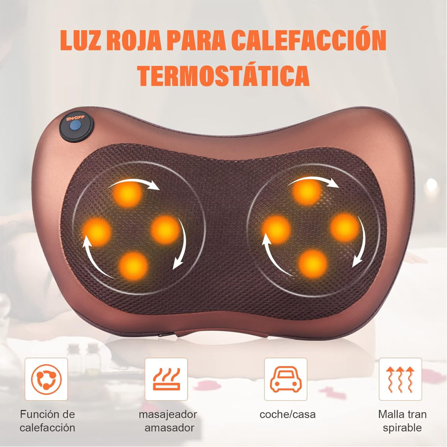 Almohada de masajes electrica 2025