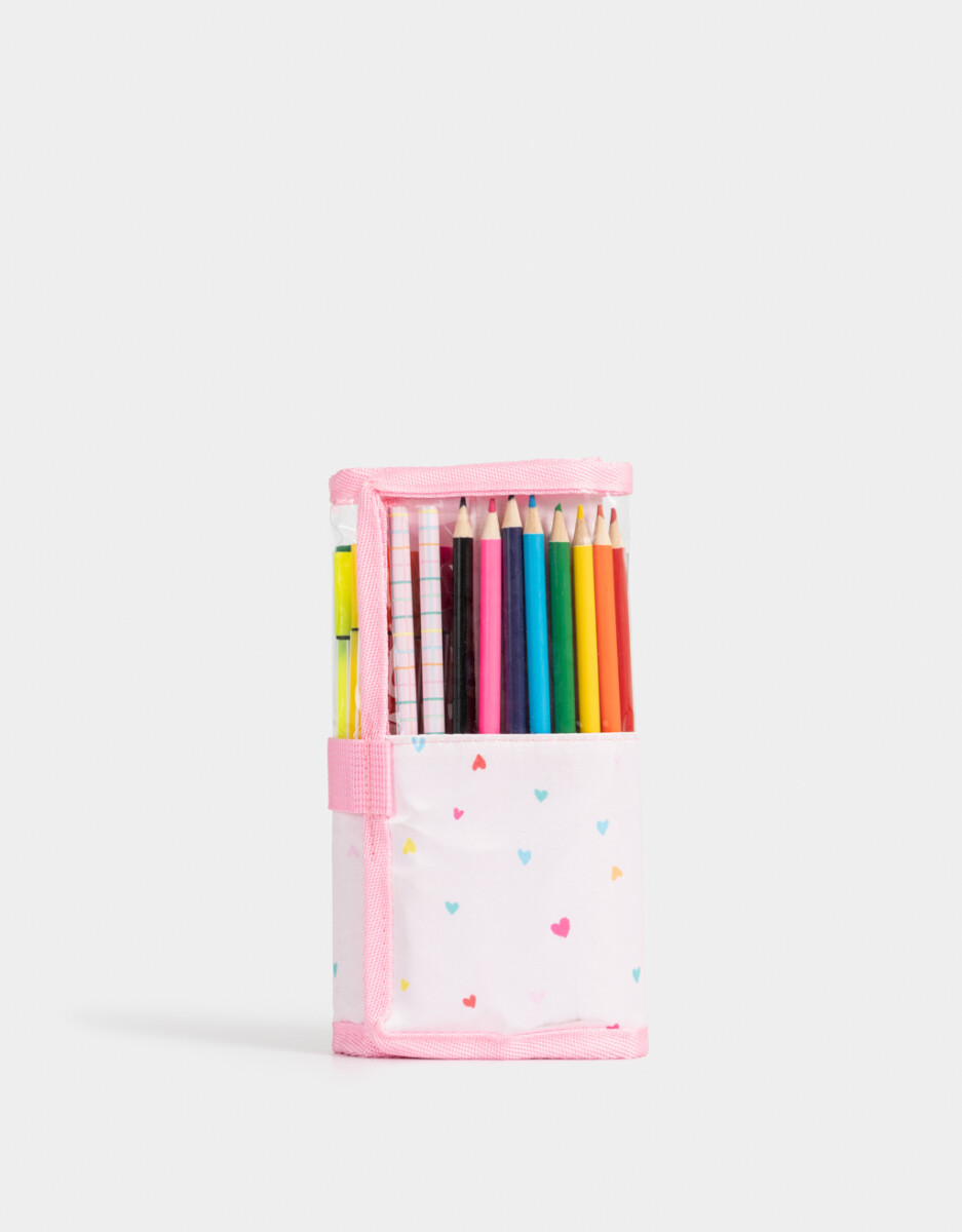 Set De Librería En Estuche Enrollable 