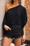Blusa Grecia Black Lycra