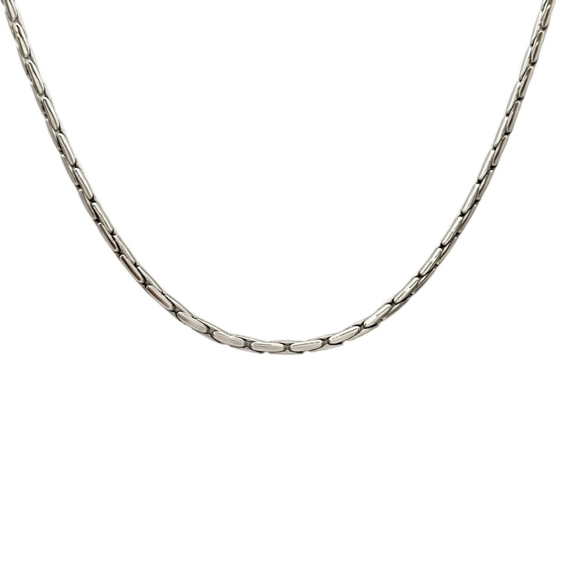 Cadena de bambú - Plata 925 - Sin Piedra - CD3321 Sinpiedra