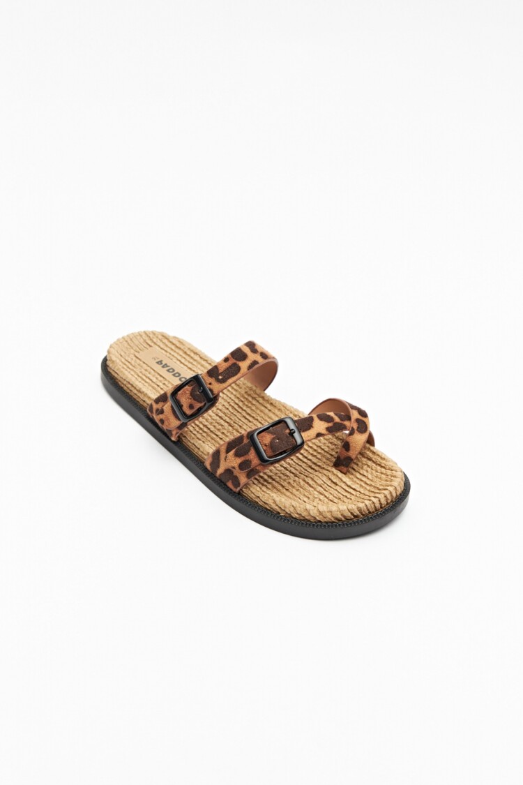 SANDALIA FOCUS TEX Animal Print