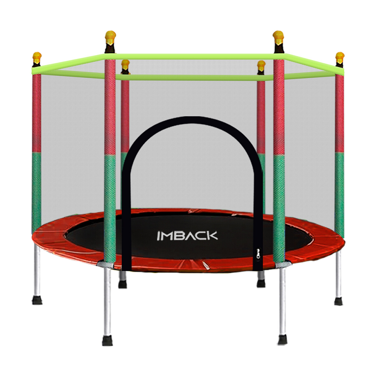 Cama Elástica de 1,40 M Trampolín Saltarín Multicolor Rojo ce001 