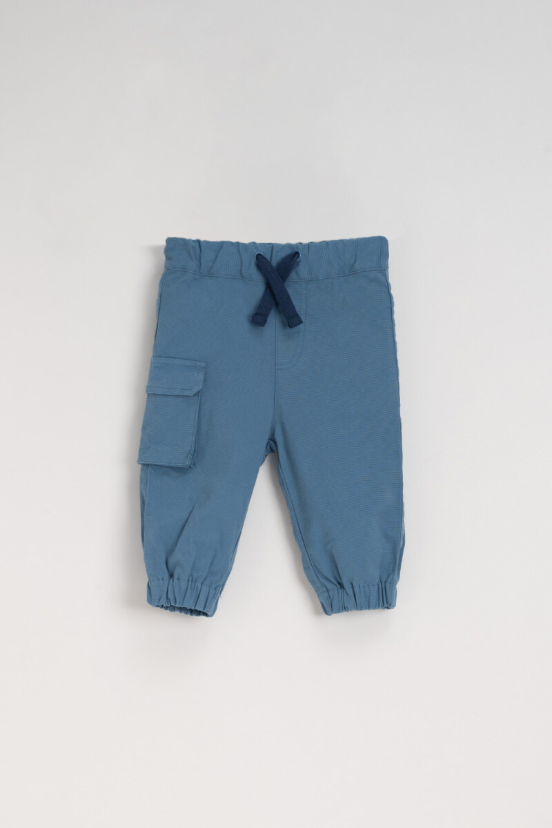 Pantalón cargo jogger Azul