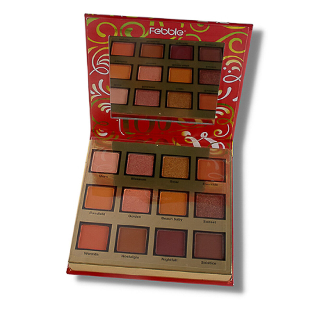 Paleta de 12 Sombras Fantasía Satinadas - Paleta De 12 Sombras Fantasía Satinadas 