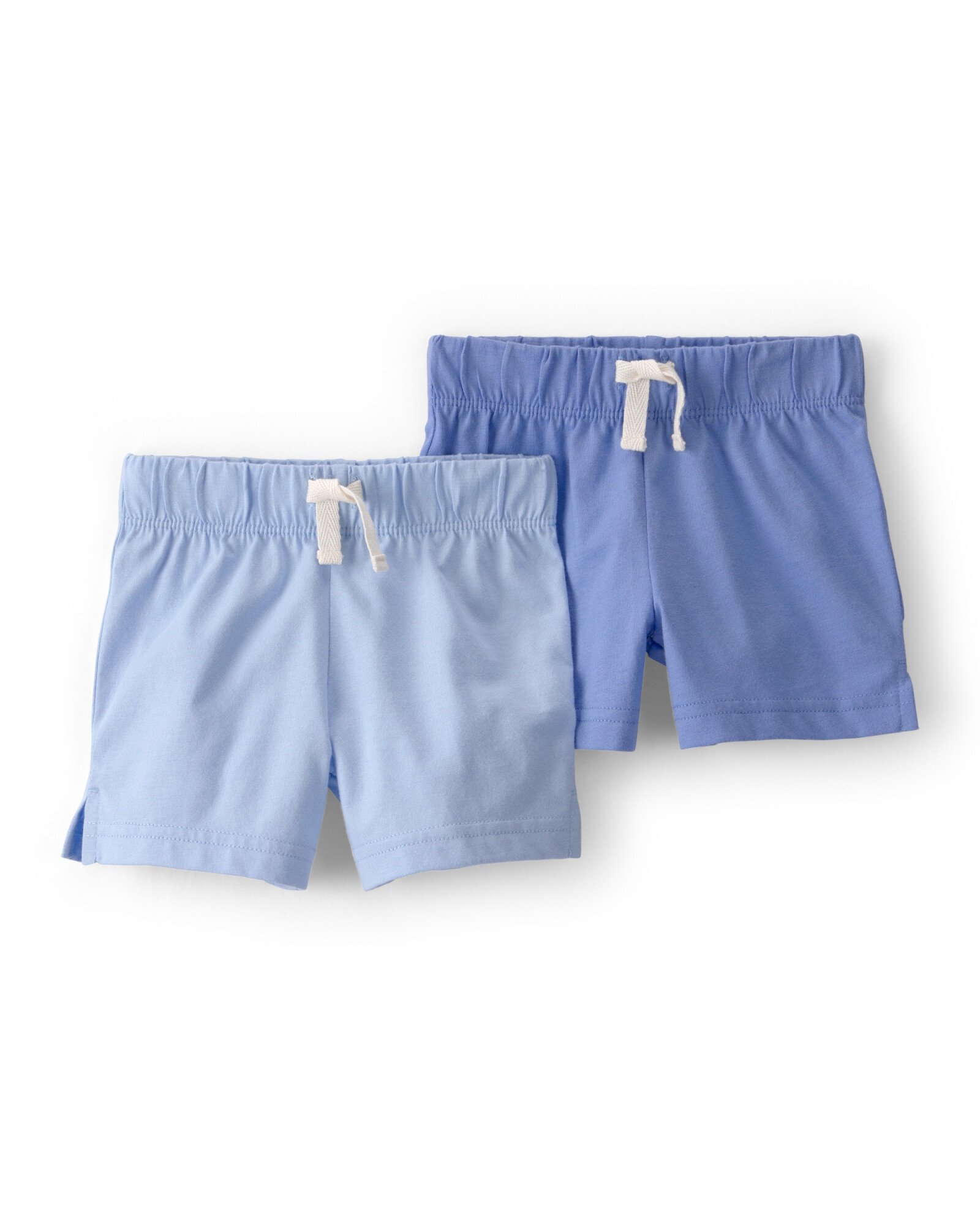 Pack dos shorts de algodón, azules Sin color