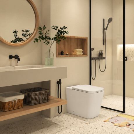 INODORO CORTO C/TAPA BLANCO BLANCO