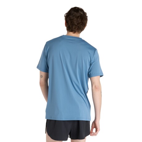 Remera New Balance de Hombre - Performance - MT53070SRU BLUE