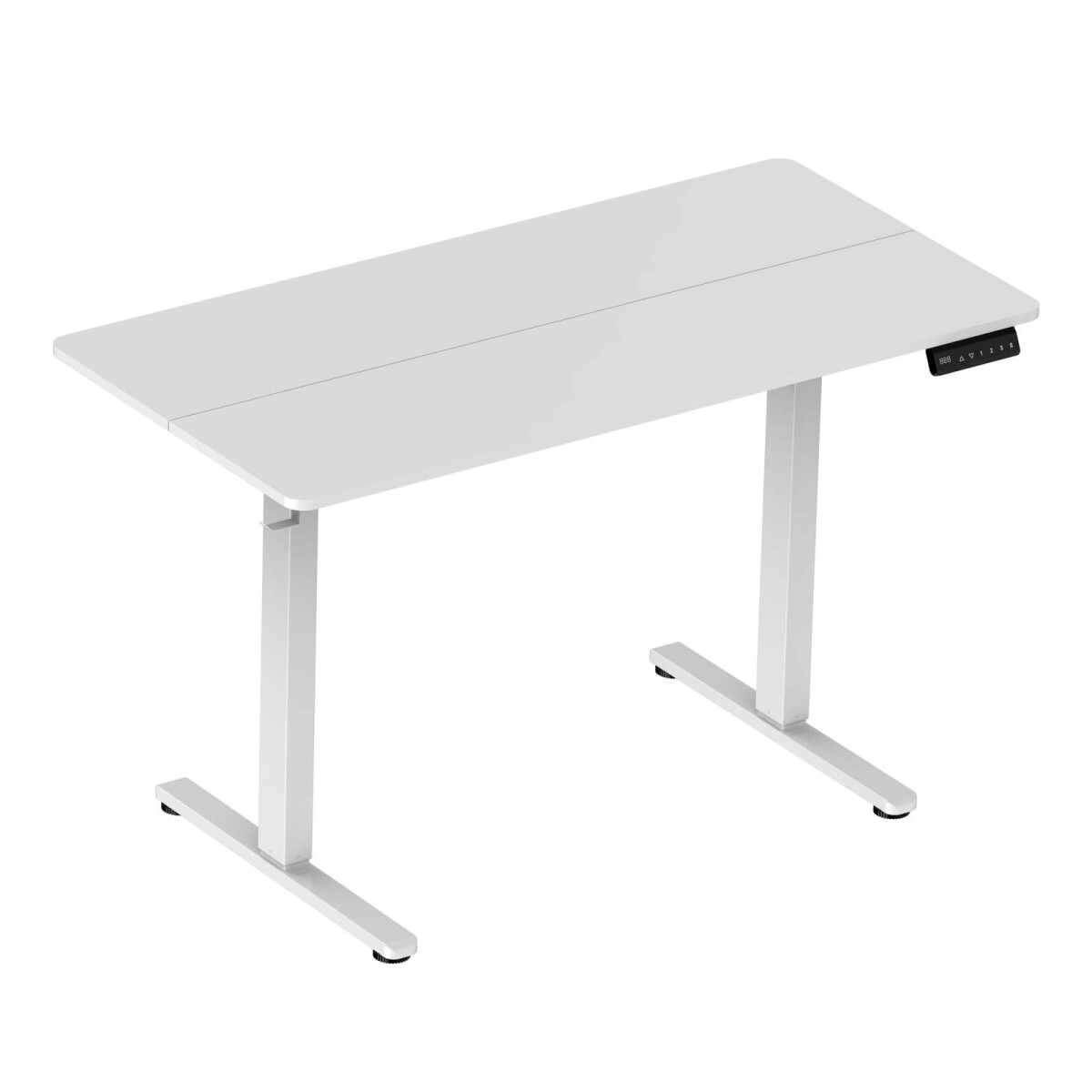 ESCRITORIO REGULABLE - METAL-Y-MDF BLANCO UP 