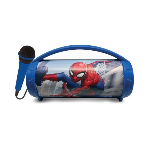 Parlante con Bluetooth, Luz y Micrófono Lexibook 30 cm Spiderman