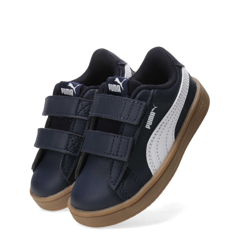 Championes de Niños Puma Rickie Classic V PS Infant Azul - Azul Marino - Blanco